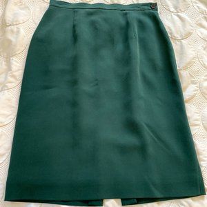 {Vintage} Jones New York Silk Pencil Skirt (4P)